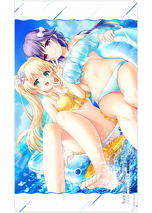 Summer Pockets REFLECTION BLUE ラバーマット 『紬ヴェンダース＆水織静久／水着』 | 販売 | サプライ