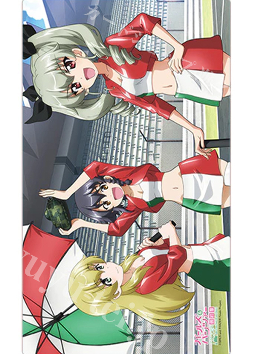 ガールズ＆パンツァー 最終章 ラバーマット 『アンツィオ高校／レースクイーン』