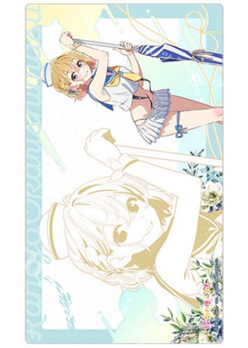 彼女、お借りします 描き下ろしラバーマット『七海麻美／マリンセーラー水着』