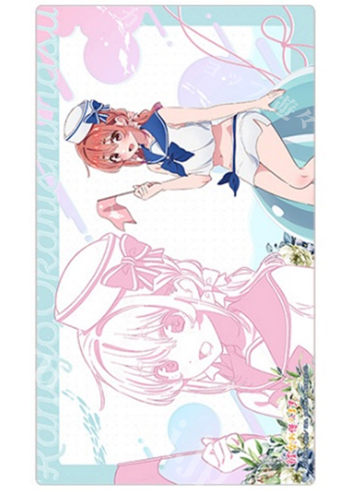 彼女、お借りします 描き下ろしラバーマット『桜沢墨／マリンセーラー水着』