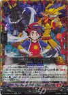 DZ-SS04/CR01 CR 「フューチャーカード バディファイト」牙王＆ドラム(箔押し) 