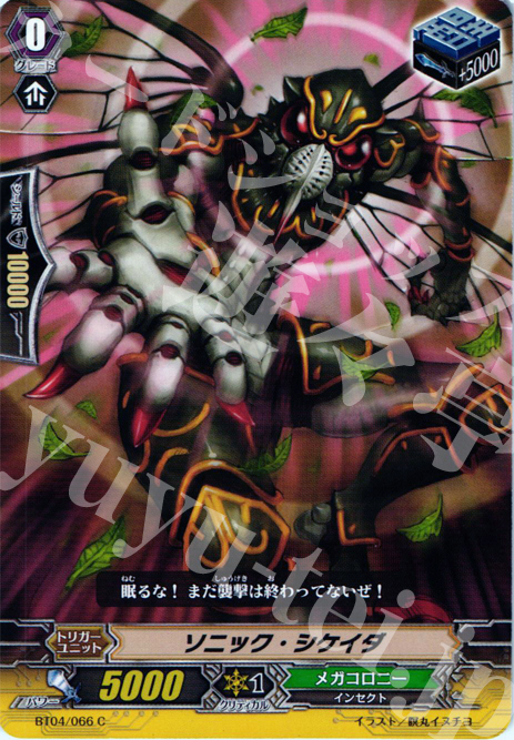 C ソニック・シケイダ | 販売 | [BT04] 虚影神蝕 | ヴァンガード