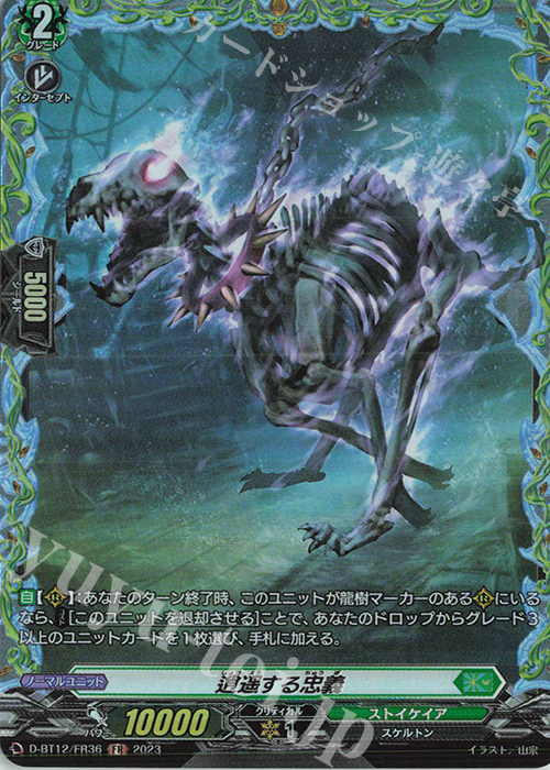 FR 逍遥する忠義  | 販売 | [DBT12] 夜天凶襲 | ヴァンガード
