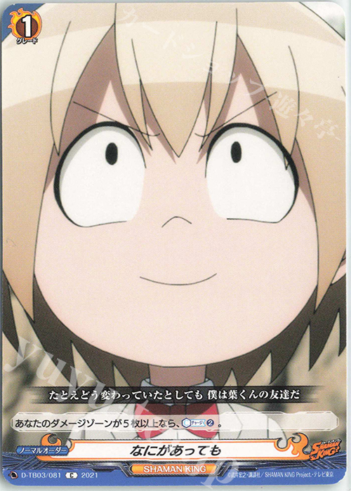 C なにがあっても | 販売 | [DTB03] SHAMAN KING Vol.1 | ヴァンガード