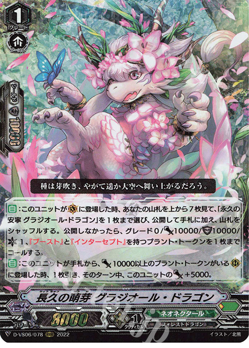RRR 長久の萌芽 グラジオール・ドラゴン  | 販売 | [DVS06]Vクランコレクション Vol.6 | ヴァンガード