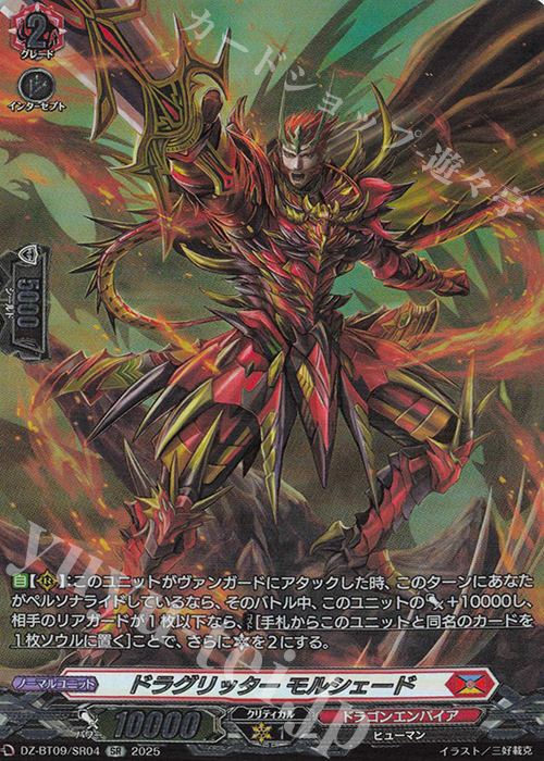 SR ドラグリッター モルシェード(箔押し) | 販売 | [DZBT09] 超勇爆裂 | ヴァンガード