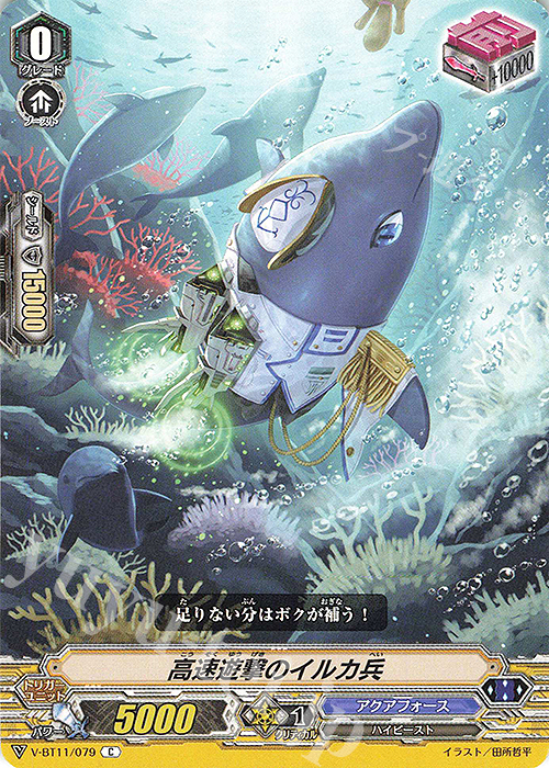 C 高速遊撃のイルカ兵 | 販売 | [VBT11] 蒼騎天嵐 | ヴァンガード