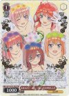 5HY/W101-P03S PR 花束を君に 一花＆二乃＆三玖＆四葉＆五月(箔押し入り)