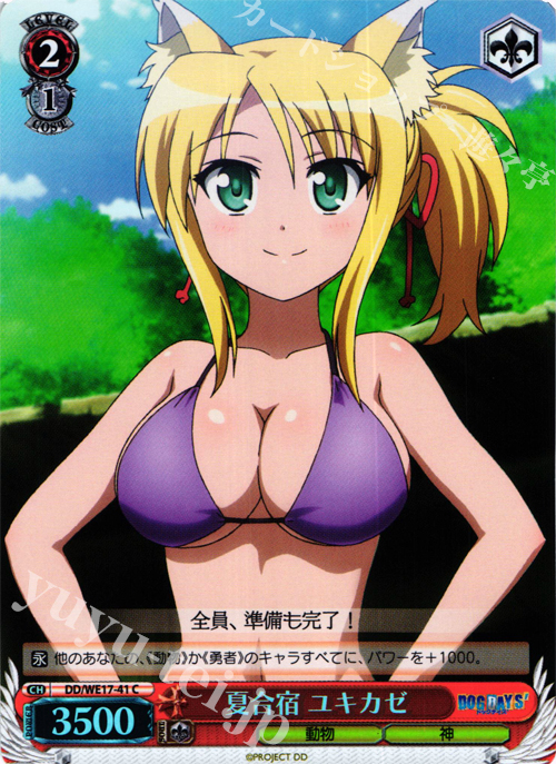 S-C 夏合宿 ユキカゼ(ホロ) | 販売 | DOG DAYS’Extra | ヴァイスシュヴァルツ