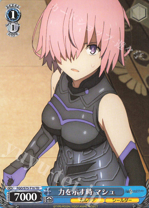 TD 力を示す時 マシュ | 販売 | Fate/Grand Order -絶対魔獣戦線バビロニア- | ヴァイスシュヴァルツ