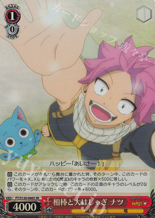 SR 相棒と大はしゃぎ ナツ | 販売 | FAIRY TAIL 100年クエスト | ヴァイスシュヴァルツ