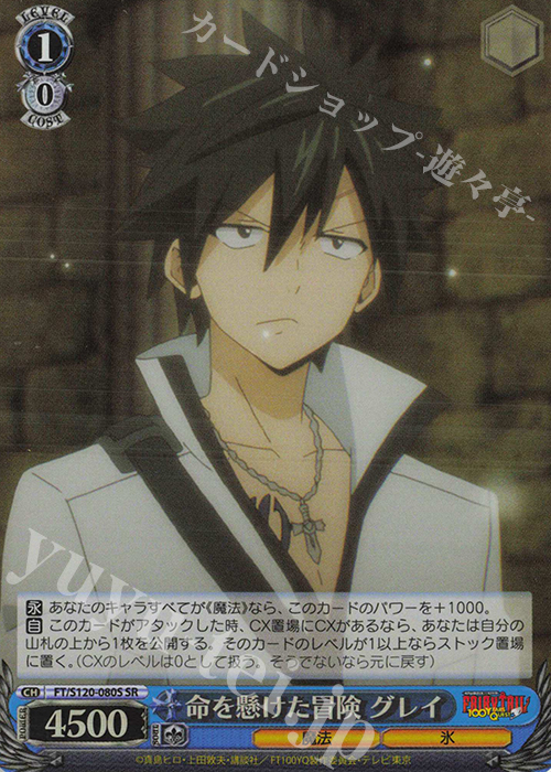 SR 命を懸けた冒険 グレイ | 販売 | FAIRY TAIL 100年クエスト | ヴァイスシュヴァルツ