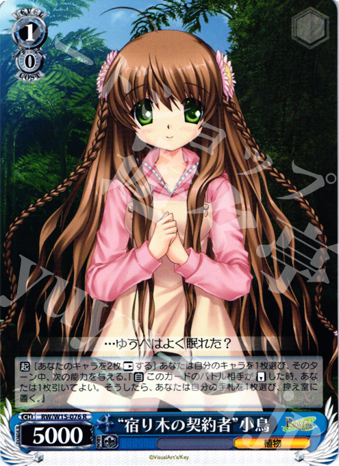 R “宿り木の契約者”小鳥 | 販売 | Rewrite | ヴァイスシュヴァルツ