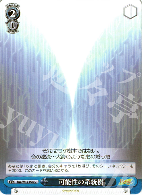 U 可能性の系統樹 | 販売 | Rewrite | ヴァイスシュヴァルツ