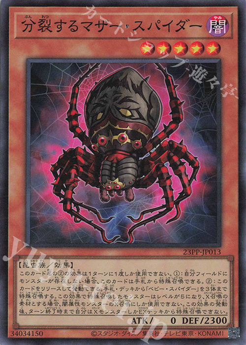 SR 分裂するマザー・スパイダー | 販売 | [23PP] PREMIUM PACK 2023 | 遊戯王 OCG