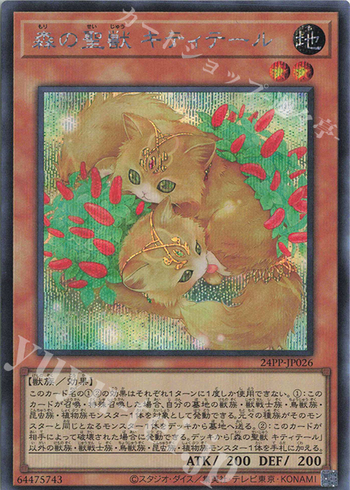 SE 森の聖獣 キティテール | 販売 | [24PP] PREMIUM PACK 2024 | 遊戯王 OCG