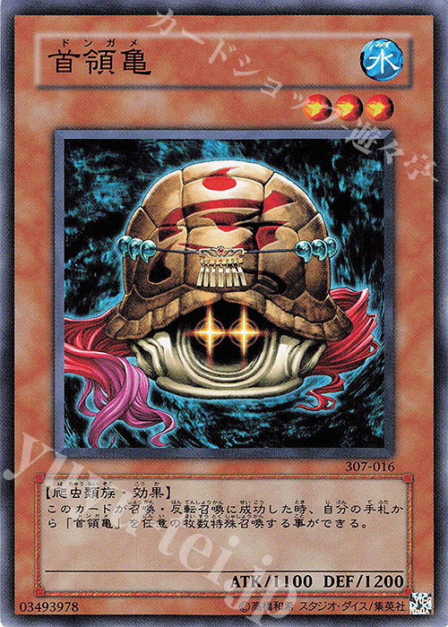 N 首領亀 | 買取 | [307] 暗黒の侵略者 | 遊戯王 OCG