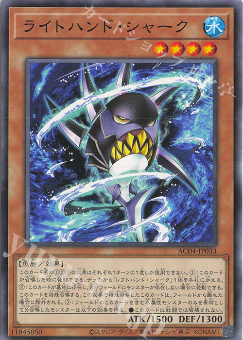 N ライトハンド・シャーク | 販売 | [AC04] ANIMATION CHRONICLE 2024 | 遊戯王 OCG