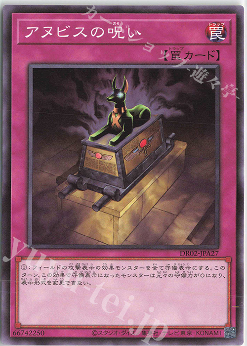 【傷】 N アヌビスの呪い | 販売 | [DR02] デュエルロワイヤル デッキセットEX ROUND2 | 遊戯王 OCG