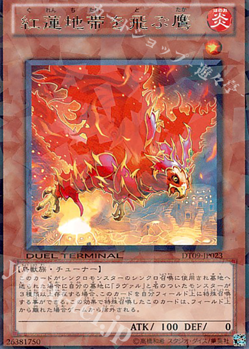 R 紅蓮地帯を飛ぶ鷹 | 販売 | [DT09] ヴァイロン降臨！！ | 遊戯王 OCG