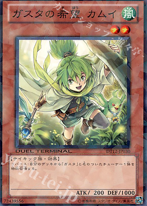 N ガスタの希望 カムイ | 販売 | [DT12] エクシーズ始動！！ | 遊戯王 OCG