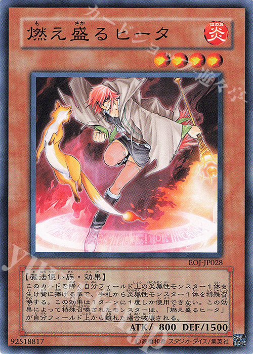 N 燃え盛るヒータ | 販売 | [EOJ] ENEMY OF JUSTICE | 遊戯王 OCG