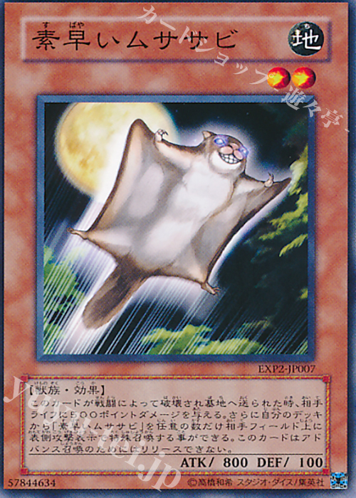 N 素早いムササビ | 販売 | [EXP2] EXTRA PACK Volume 2 | 遊戯王 OCG