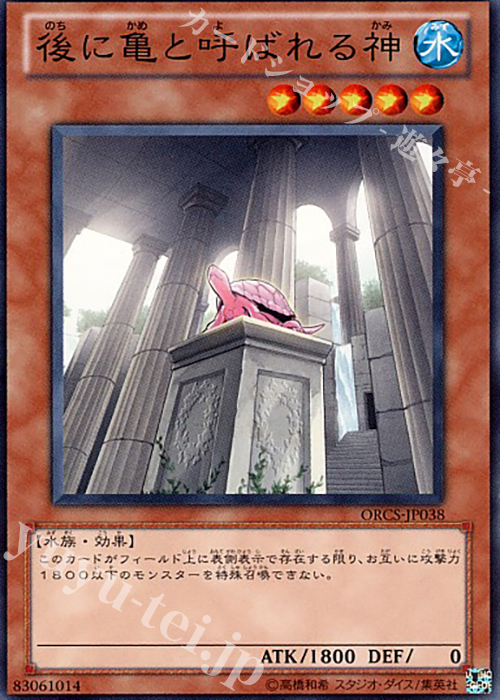 NR 後に亀と呼ばれる神 | 買取 | [ORCS] ORDER OF CHAOS | 遊戯王 OCG