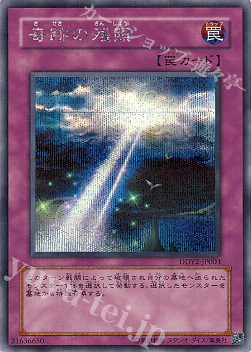 SE 奇跡の残照 | 買取 | 商品同梱カード | 遊戯王 OCG