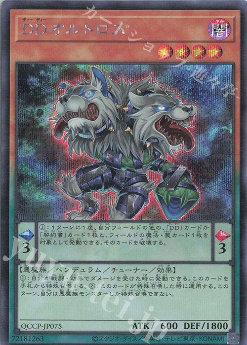 SE DDオルトロス | 販売 | [QCCP] QUARTER CENTURY CHRONICLE side:PRIDE | 遊戯王 OCG