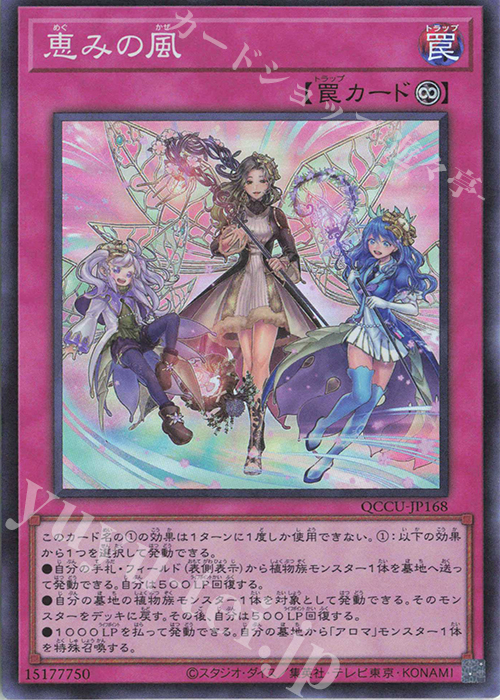 SR 恵みの風 | 販売 | [QCCU] QUARTER CENTURY CHRONICLE side:UNITY | 遊戯王 OCG