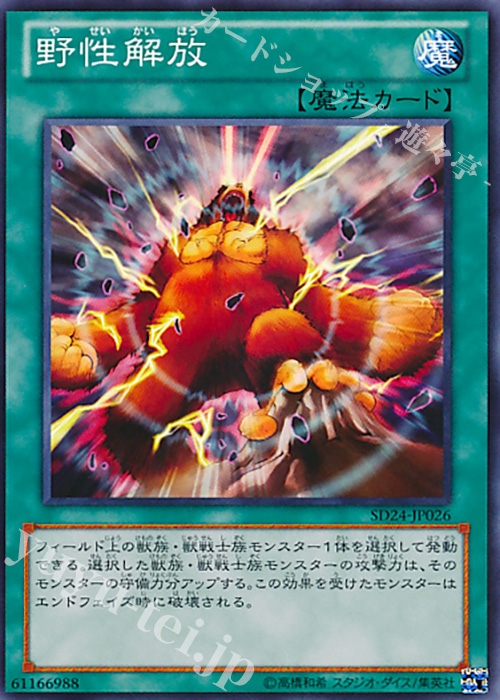 N 野性解放 | 販売 | [SD24] STRUCTURE DECK -炎王の急襲- | 遊戯王 OCG
