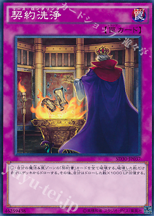 N 契約洗浄 | 販売 | [SD30] STRUCTURE DECK -ペンデュラム・ドミネーション- | 遊戯王 OCG