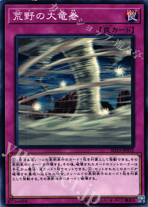 N 荒野の大竜巻 | 販売 | [SD33] STRUCTURE DECK -パワーコード・リンク- | 遊戯王 OCG