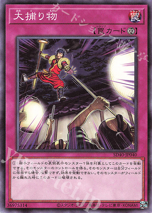N 大捕り物 | 買取 | [SD40] STRUCTURE DECK -凍獄の氷結界- | 遊戯王 OCG