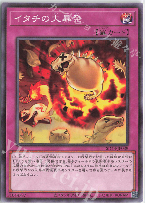 N イタチの大暴発 | 販売 | [SD44] STRUCTURE DECK -宝玉の伝説- | 遊戯王 OCG