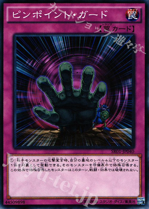 N ピンポイント・ガード | 販売 | [SR01] STRUCTURE DECK R -真帝王降臨- | 遊戯王 OCG