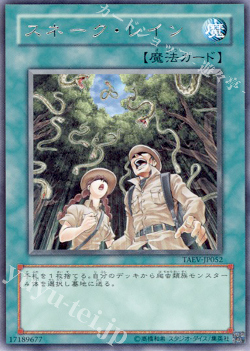 R スネーク・レイン | 販売 | [TAEV] TACTICAL EVOLUTION | 遊戯王 OCG