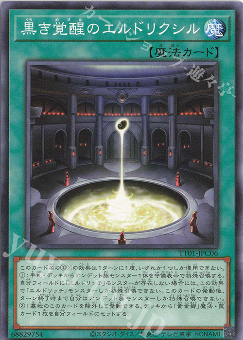 N 黒き覚醒のエルドリクシル | 販売 | [TT01] TACTICAL-TRY DECK 征服王エルドリッチ | 遊戯王 OCG