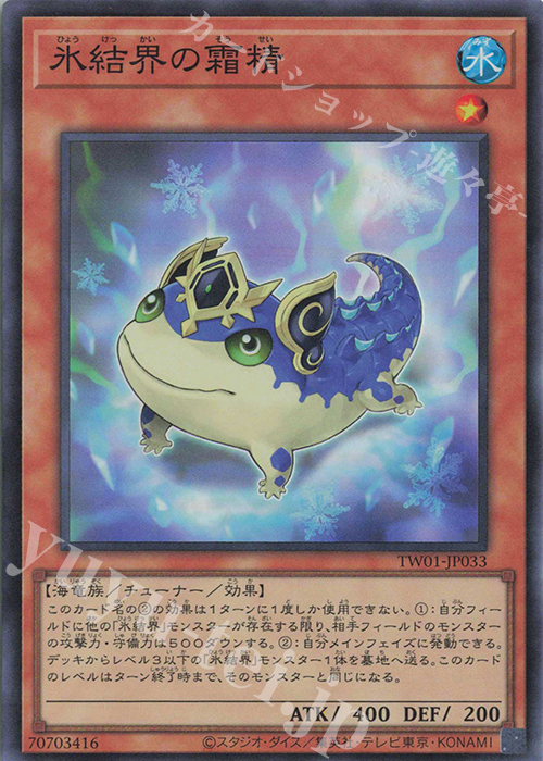 SR 氷結界の霜精 | 販売 | [TW01] TERMINAL WORLD | 遊戯王 OCG