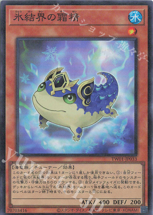 P-SR 氷結界の霜精 | 販売 | [TW01] TERMINAL WORLD | 遊戯王 OCG