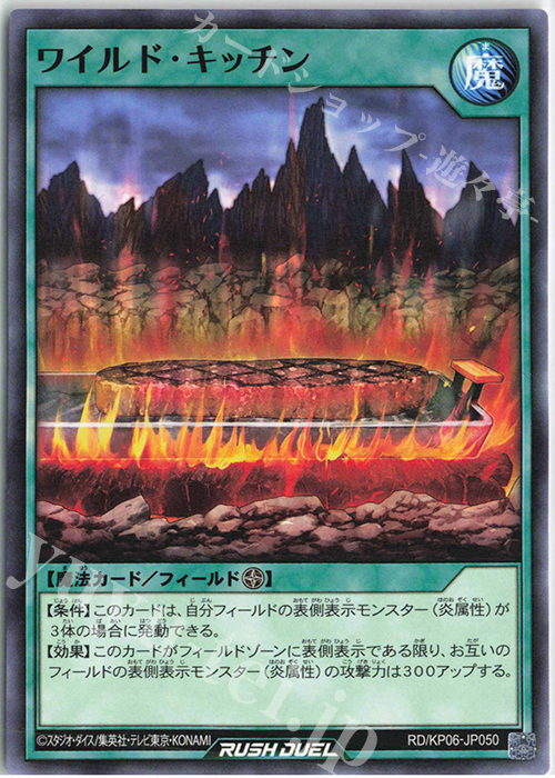 N ワイルド・キッチン | 販売 | [KP06] デッキ改造パック 激闘のサンダーストーム!! | 遊戯王ラッシュデュエル