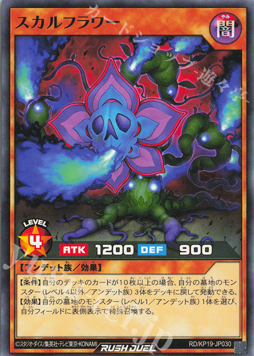 N スカルフラワー | 販売 | [KP19] 灼熱のサラマンデウス | 遊戯王ラッシュデュエル
