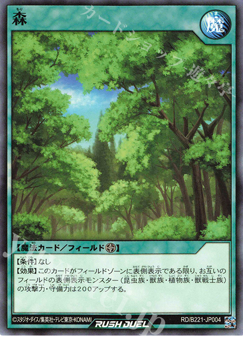 N 森 | 販売 | 大会関連カード | 遊戯王ラッシュデュエル