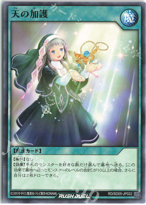 N 天の加護 | 販売 | [SD05] 最強バトルデッキ ズウィージョウ －虚空のヴォイドヴェルグ－ | 遊戯王ラッシュデュエル