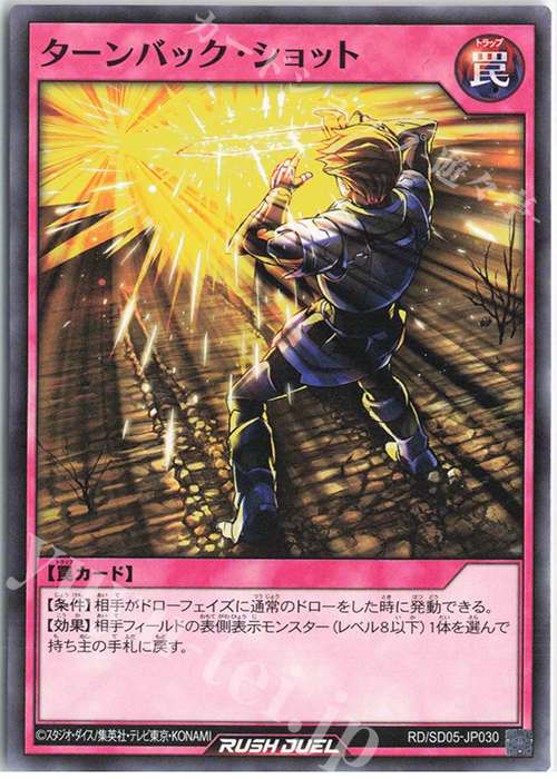 N ターンバック・ショット | 販売 | [SD05] 最強バトルデッキ ズウィージョウ －虚空のヴォイドヴェルグ－ | 遊戯王ラッシュデュエル
