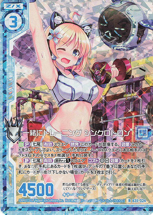 RH 一緒にトレーニング シンクロトロン(ホロ)(エンジョイフレーム)